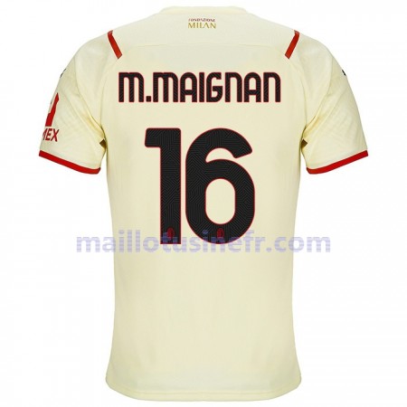 Maillot de Foot AC Milan Mike Maignan 16 Extérieur 2021-22 Maillot de Foot AC Milan Mike Maignan 16 Extérieur 2021-22